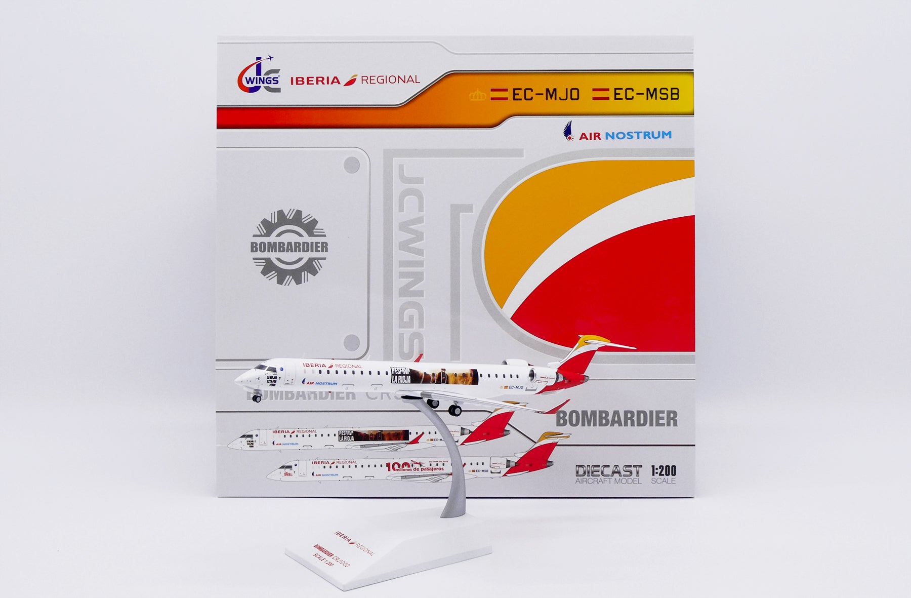 Iberia Regional / Air Nostrum Bombardier CRJ-1000 EC-MJO 'Reserva La Rioja' (LH2508)