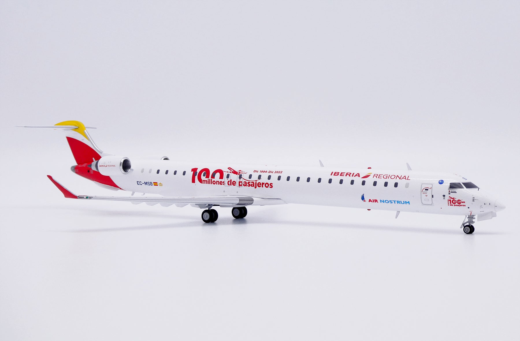 Iberia Regional / Air Nostrum Bombardier CRJ-1000 EC-MSB '100 milliones de pasajeros' (LH2509)