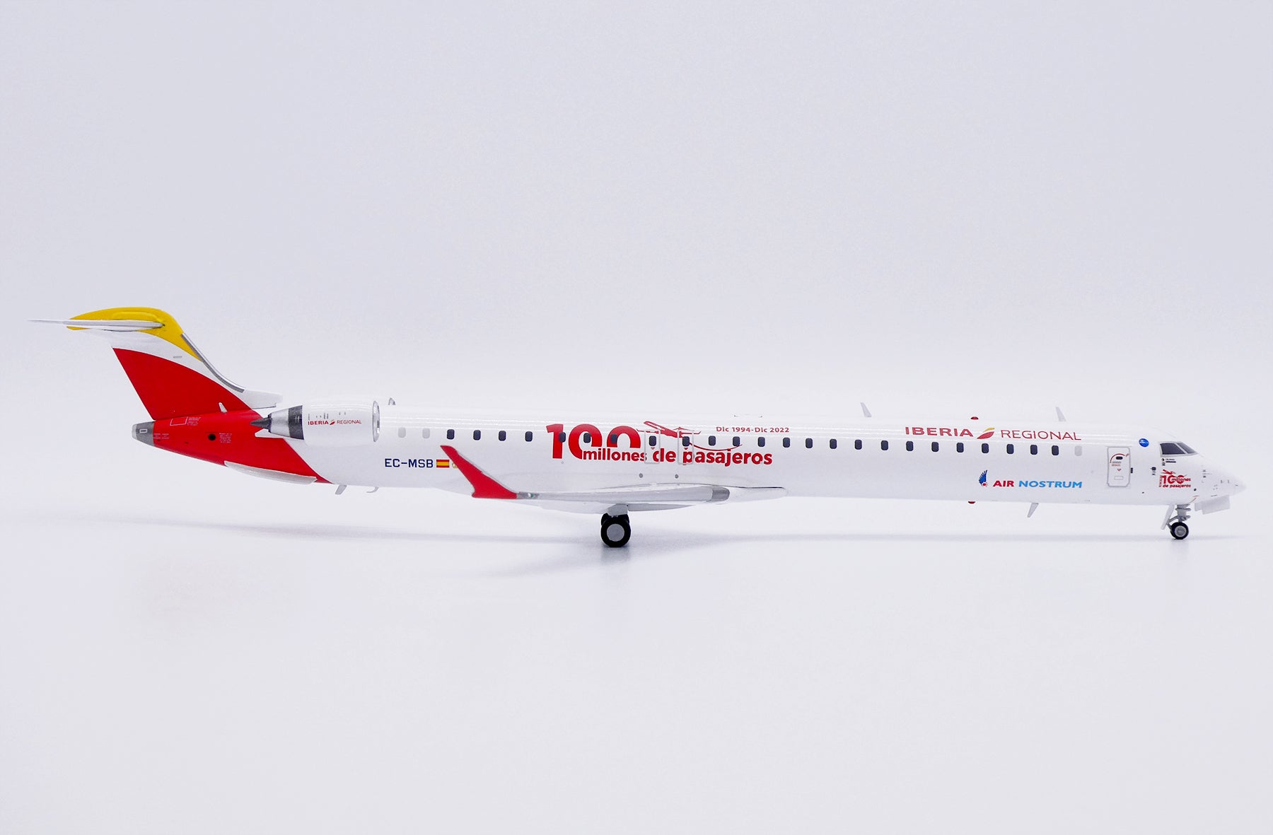 Iberia Regional / Air Nostrum Bombardier CRJ-1000 EC-MSB '100 milliones de pasajeros' (LH2509)