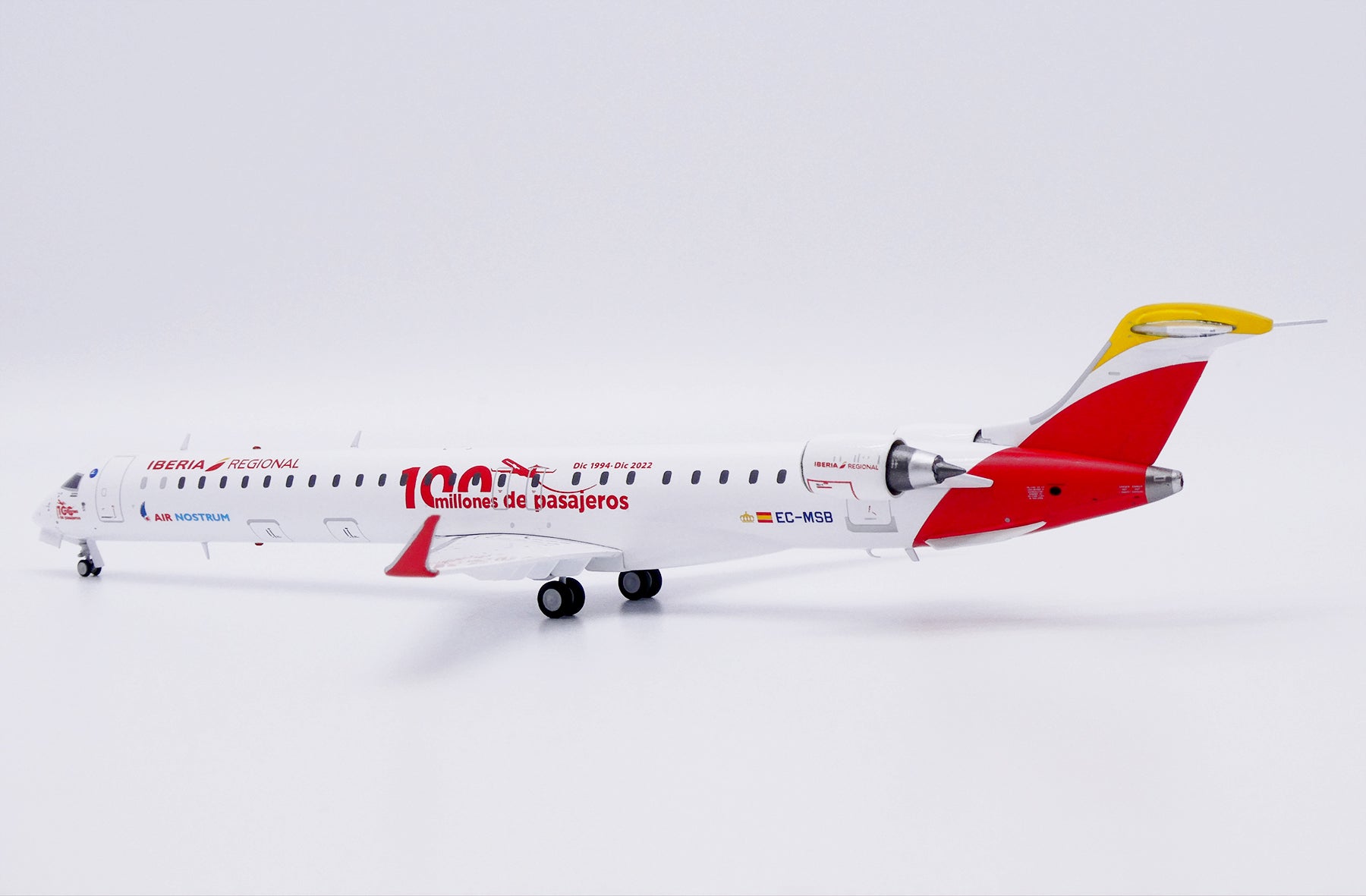 Iberia Regional / Air Nostrum Bombardier CRJ-1000 EC-MSB '100 milliones de pasajeros' (LH2509)