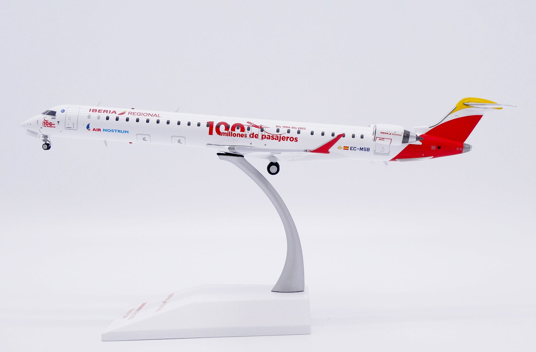 Iberia Regional / Air Nostrum Bombardier CRJ-1000 EC-MSB '100 milliones de pasajeros' (LH2509)