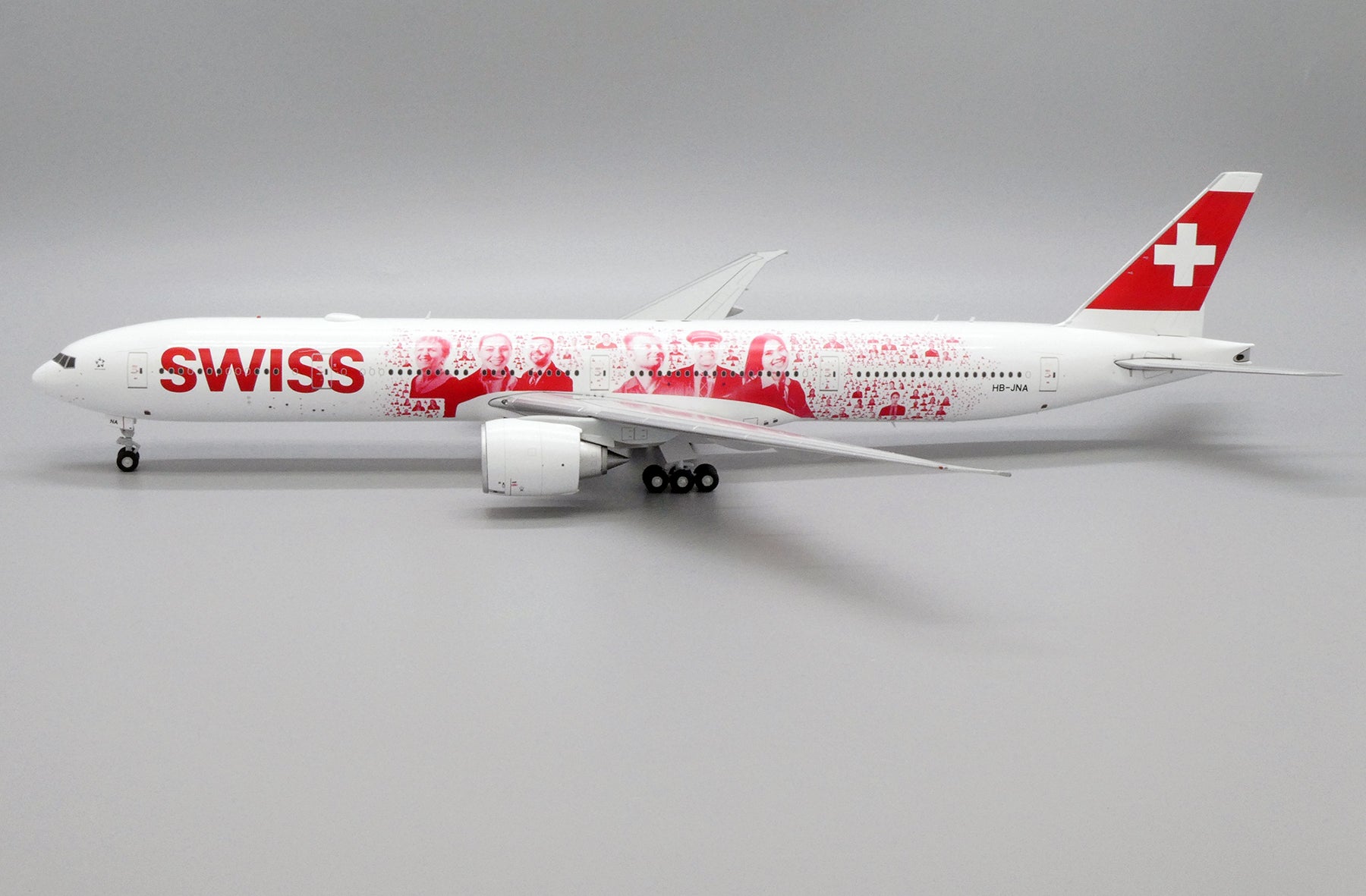 SWISS Boeing 777-300ER HB-JNA 'Faces of SWISS' (XX2382)