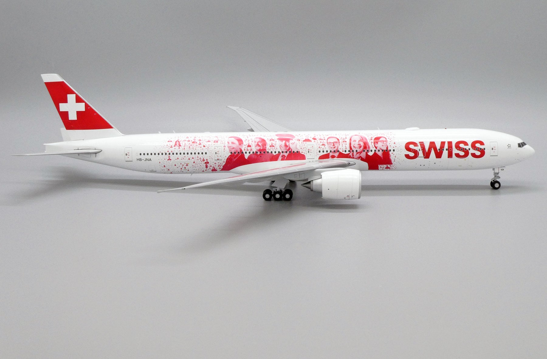 SWISS Boeing 777-300ER HB-JNA 'Faces of SWISS' (XX2382)