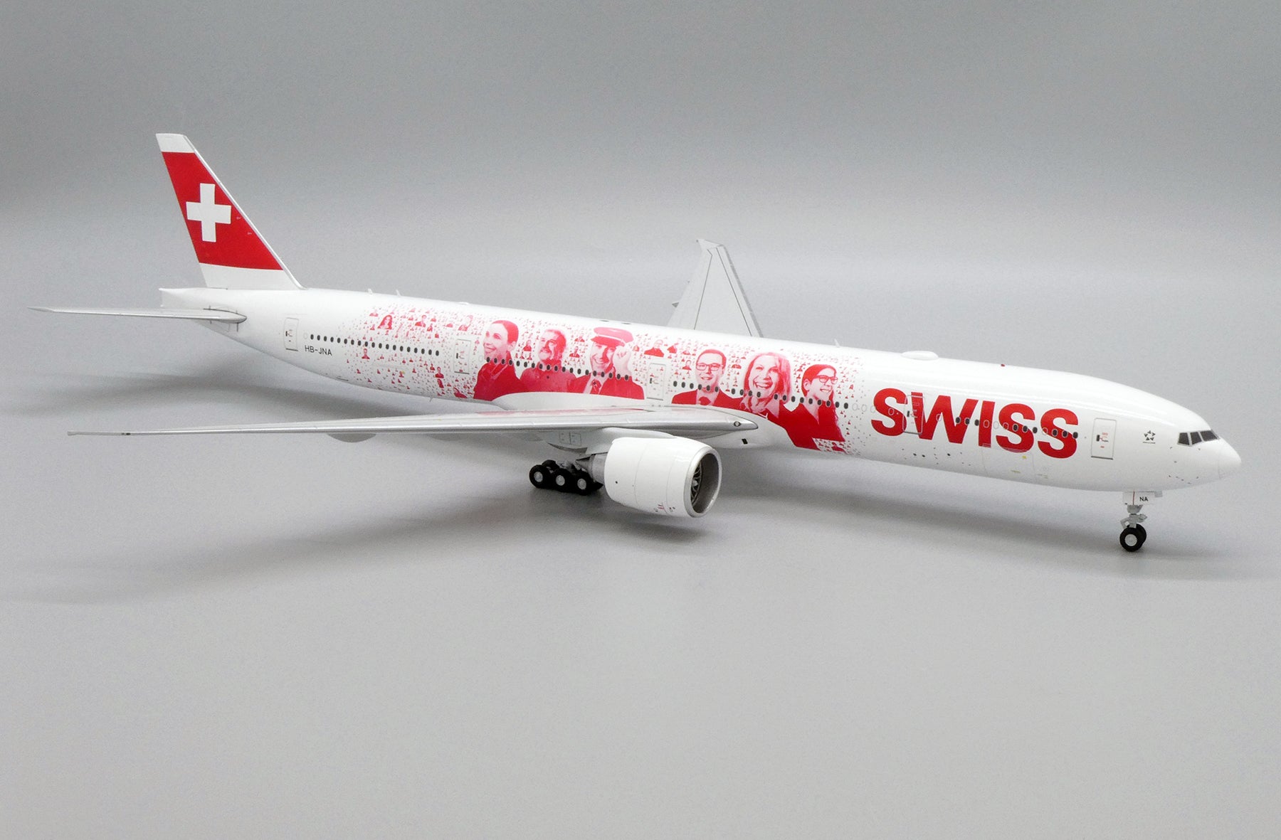 SWISS Boeing 777-300ER HB-JNA 'Faces of SWISS' (XX2382)