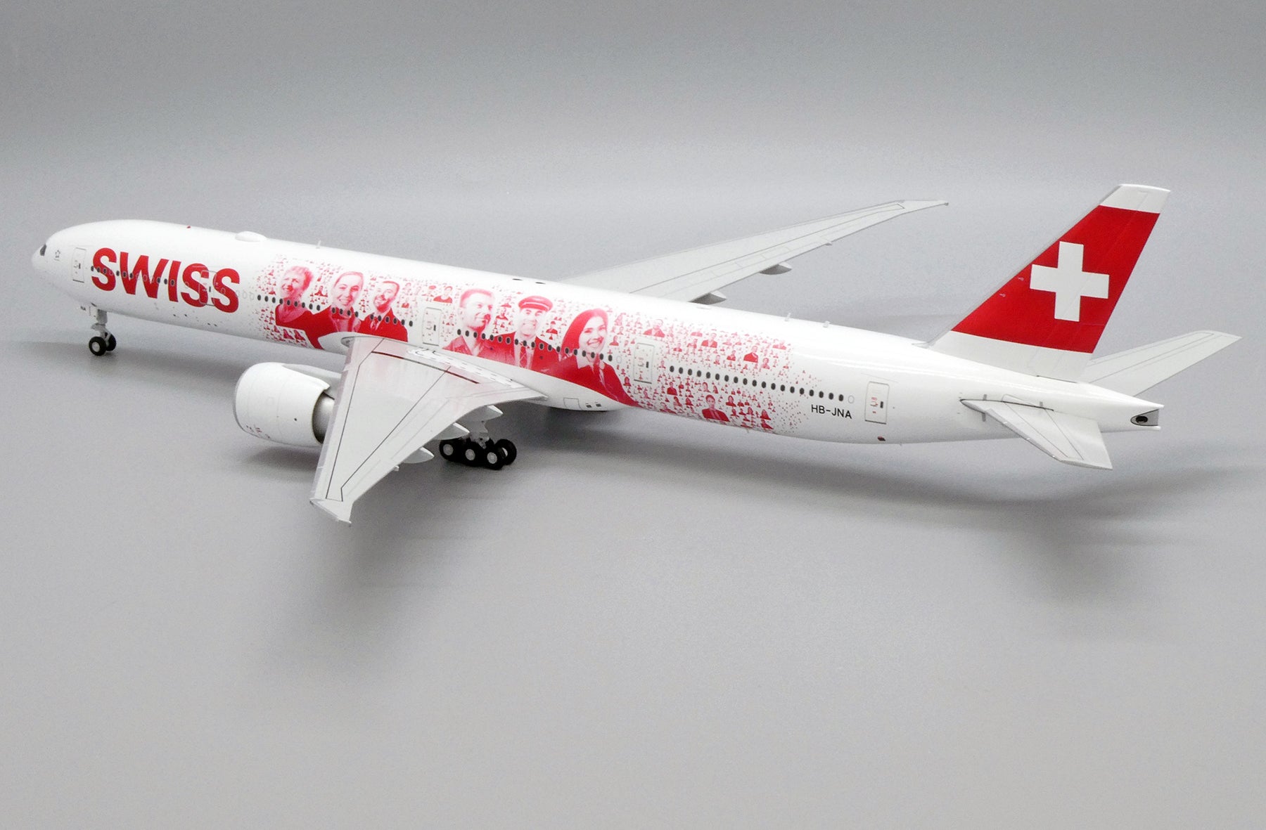 SWISS Boeing 777-300ER HB-JNA 'Faces of SWISS' (XX2382)