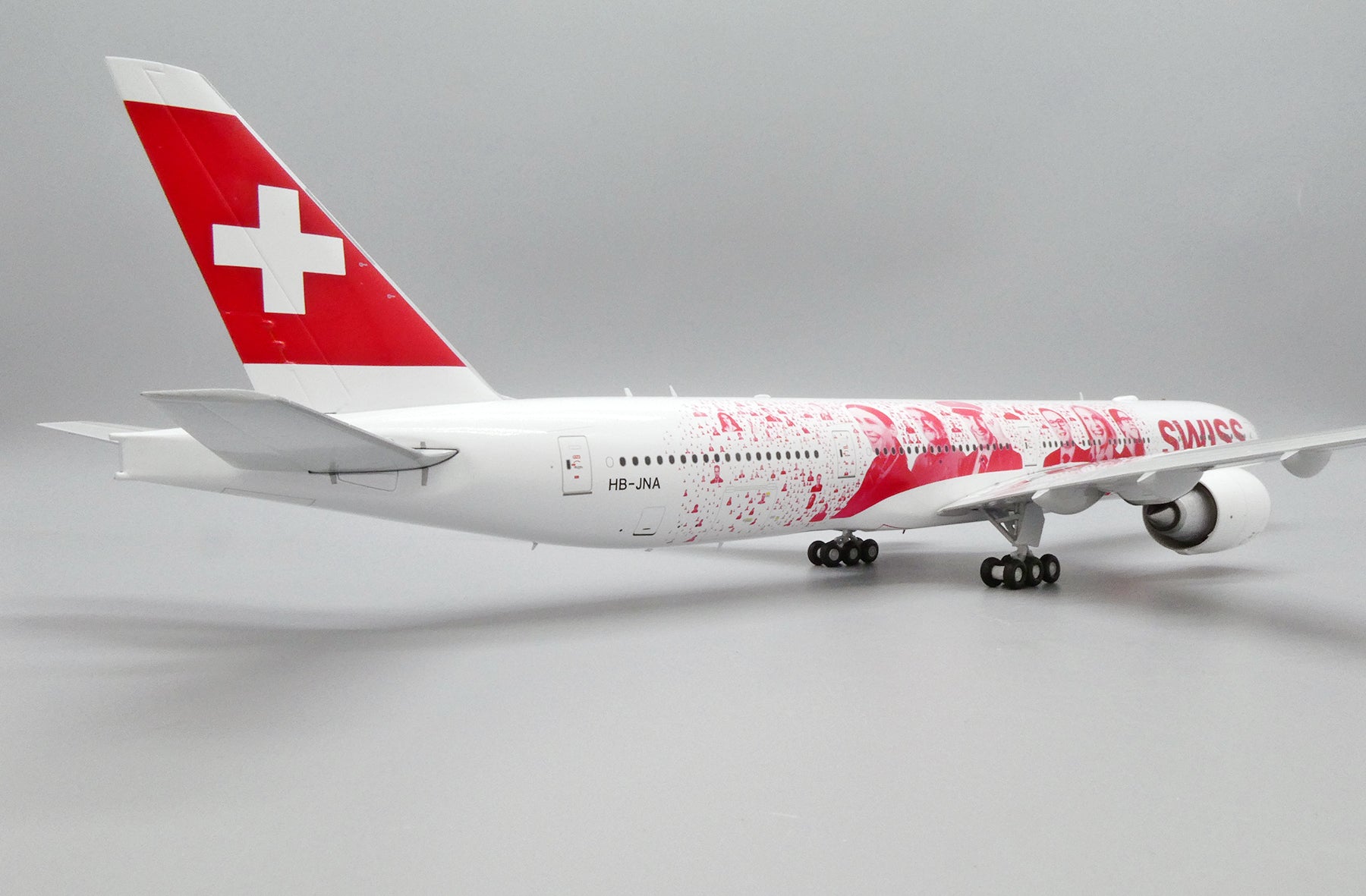 SWISS Boeing 777-300ER HB-JNA 'Faces of SWISS' (XX2382)