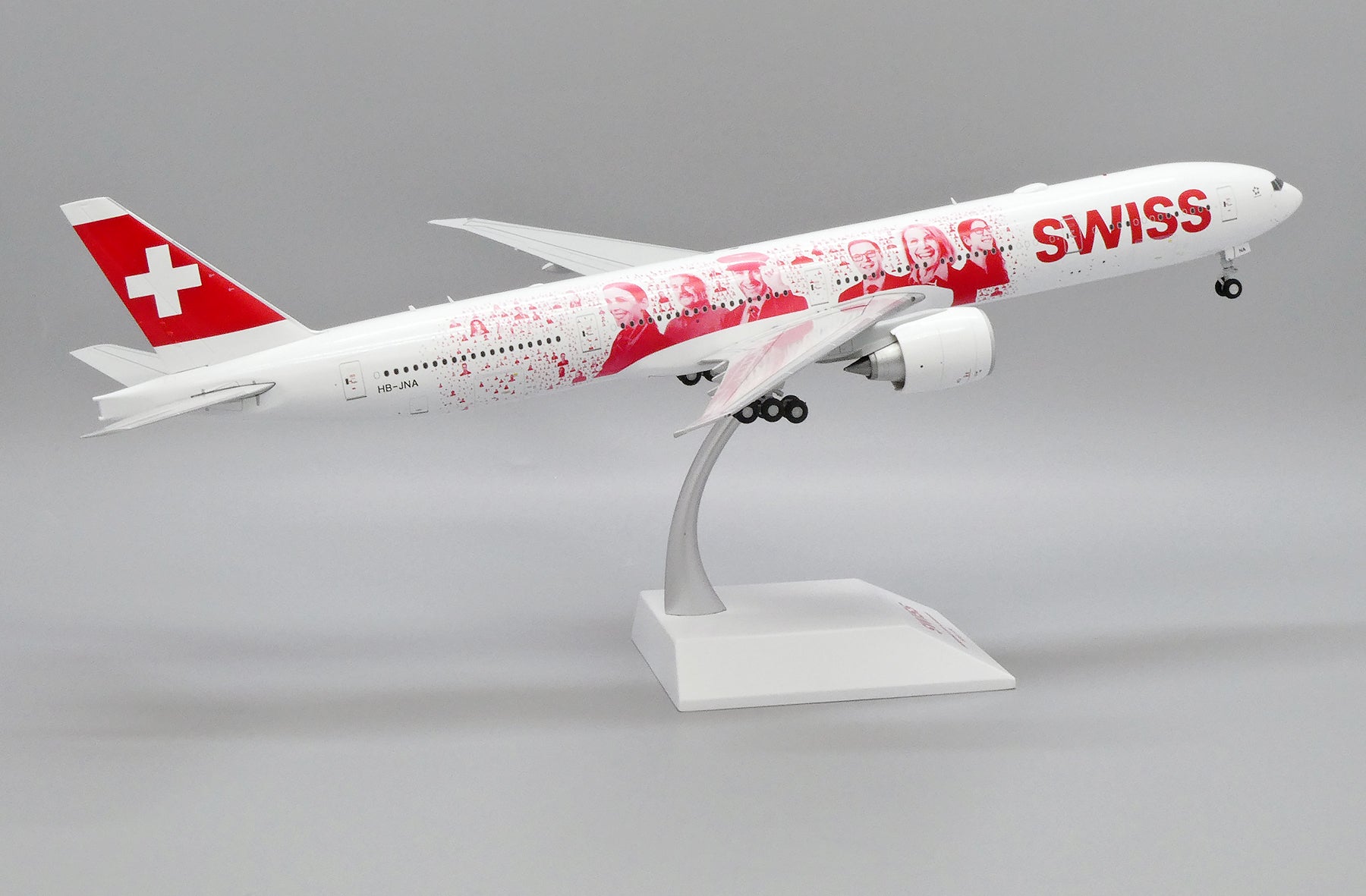 SWISS Boeing 777-300ER HB-JNA 'Faces of SWISS' (XX2382)