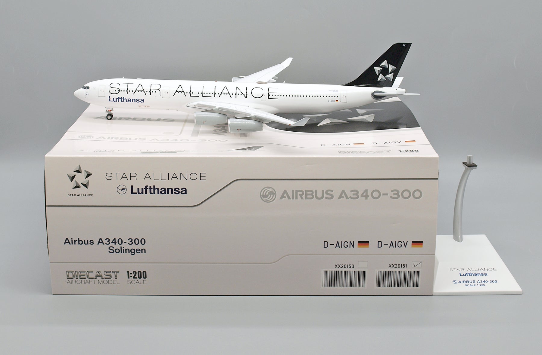 Lufthansa Airbus A340-300 D-AIGV 'Star Alliance' (XX20151)