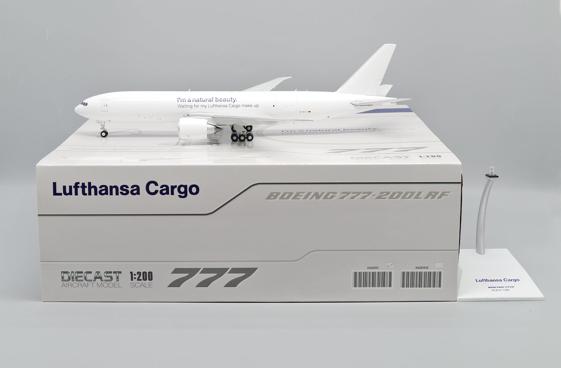 Lufthansa Cargo Boeing 777F D-ALFJ 'I'm a natural beauty' (XX20193)