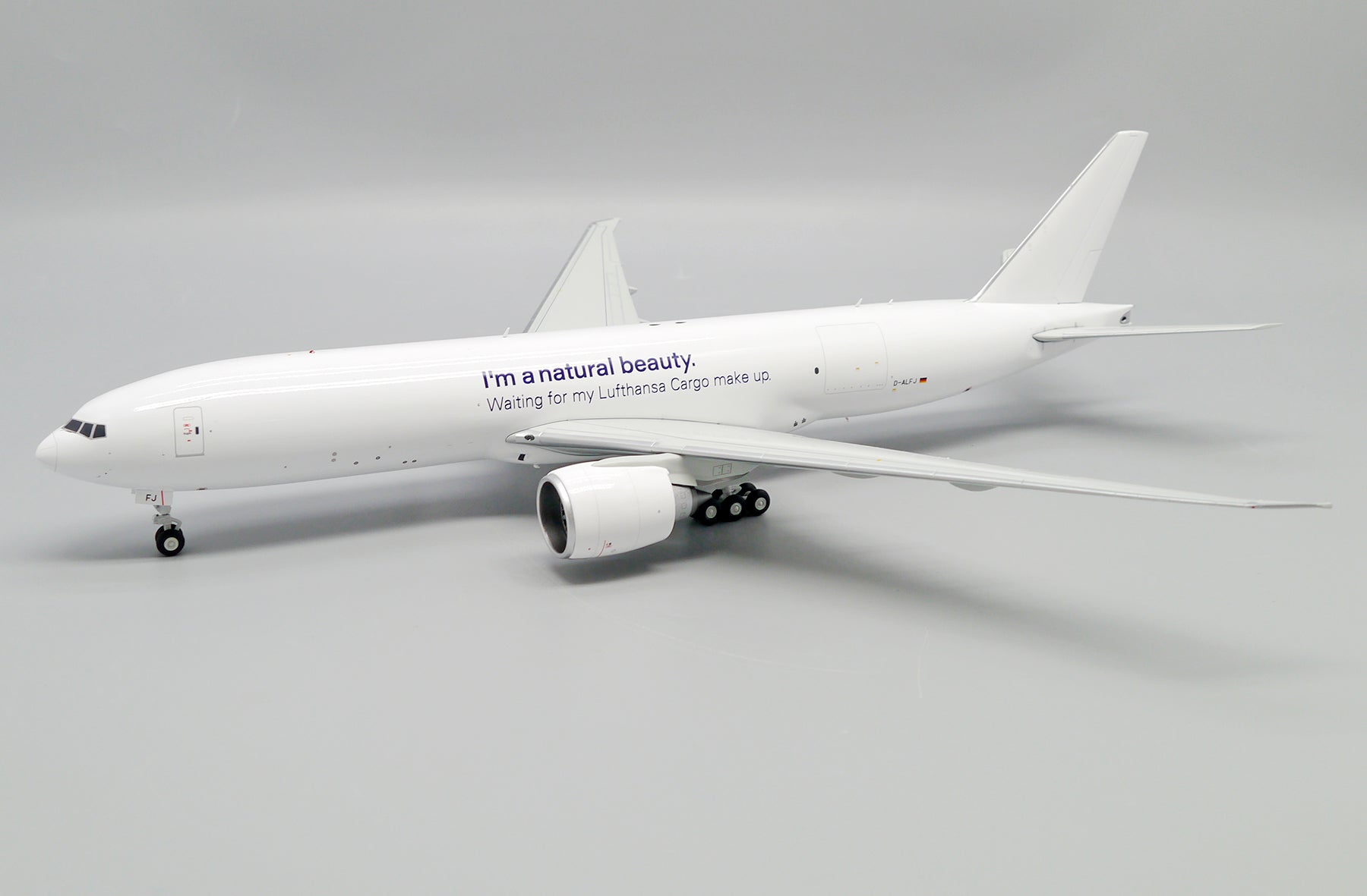 Lufthansa Cargo Boeing 777F D-ALFJ 'I'm a natural beauty' (XX20193)