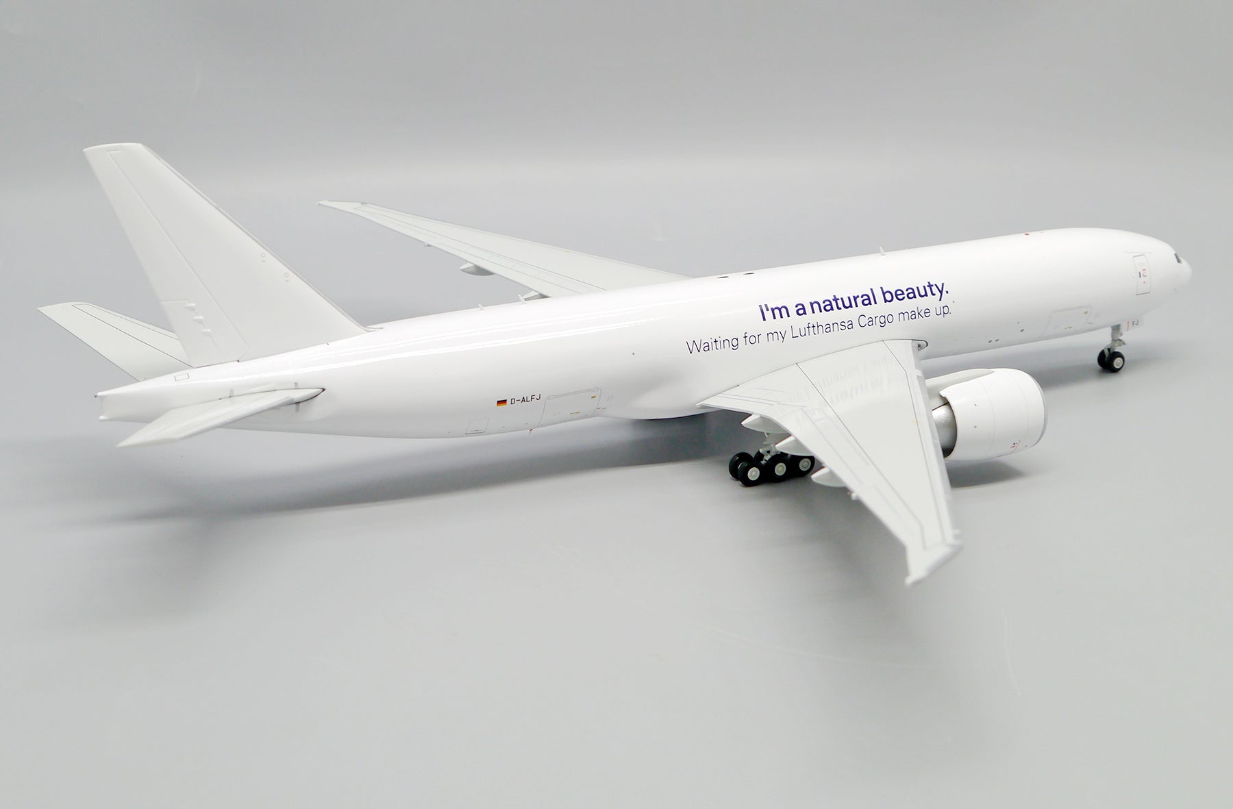 Lufthansa Cargo Boeing 777F D-ALFJ 'I'm a natural beauty' (XX20193)