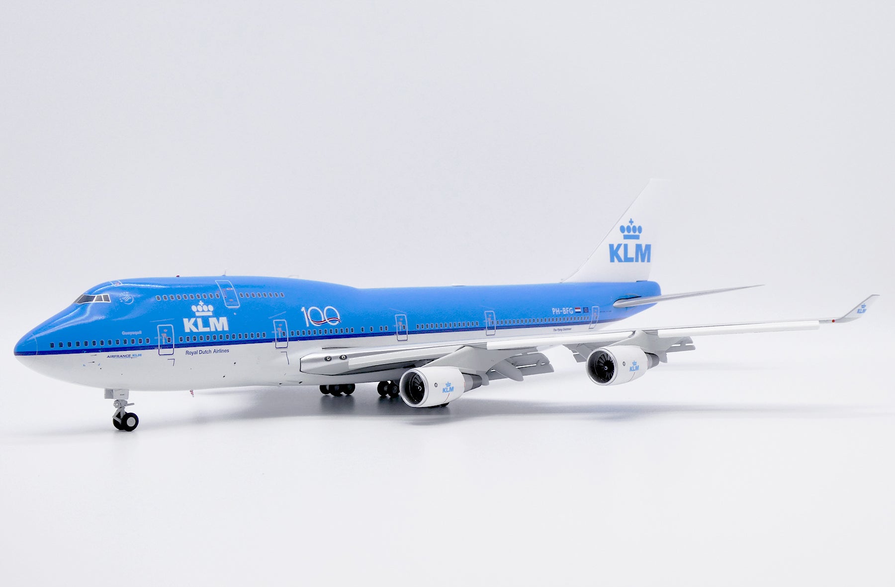 KLM Royal Dutch Airlines Boeing 747-400 PH-BFG 'mit Aviationtag / Flaps Down' (XX20345A)