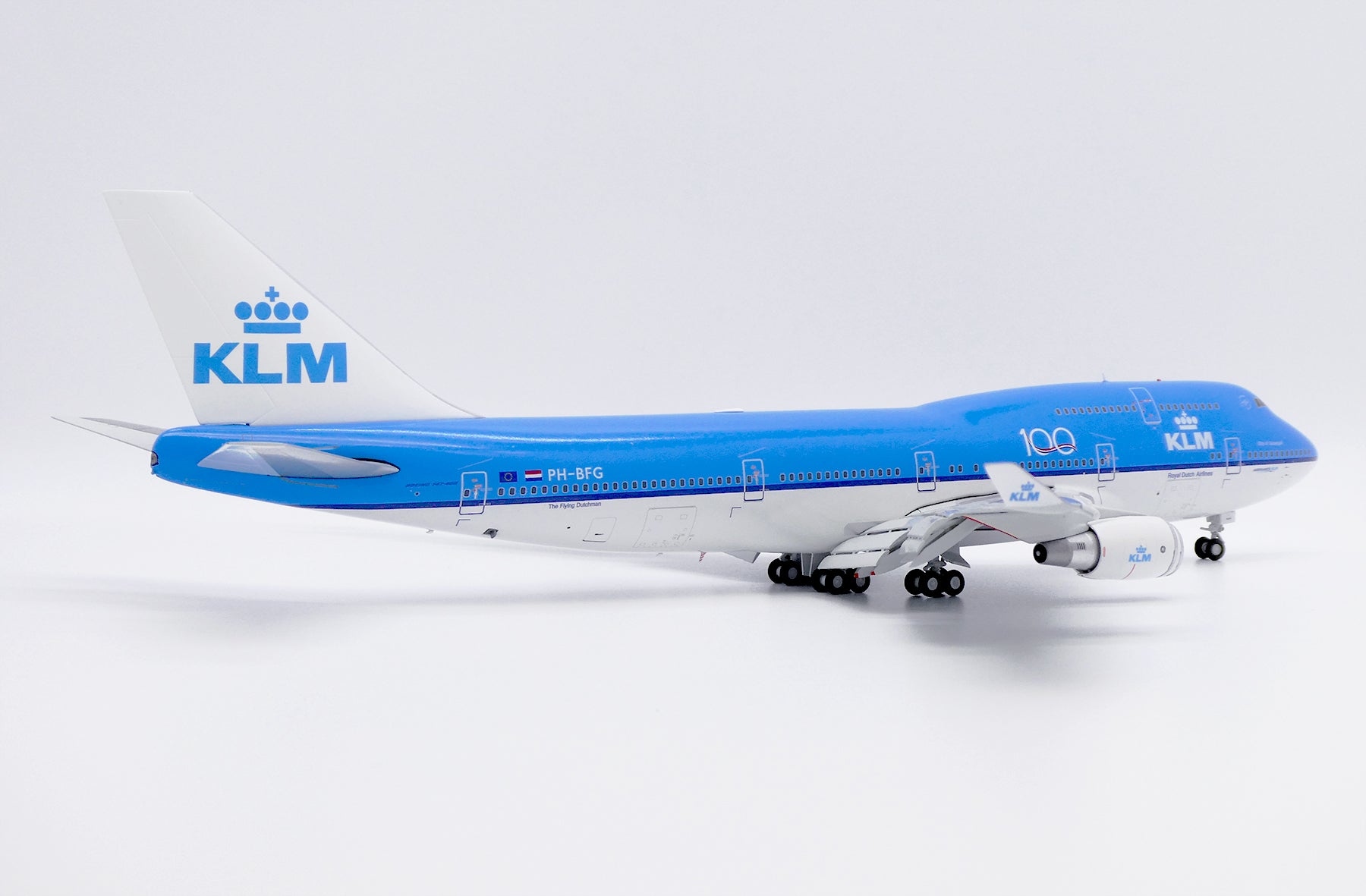 KLM Royal Dutch Airlines Boeing 747-400 PH-BFG 'mit Aviationtag / Flaps Down' (XX20345A)