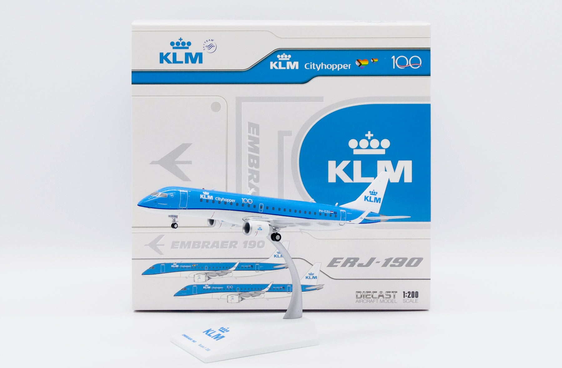 KLM Cityhopper Embraer 190-100STD PH-EZU '100 years' (XX20424)