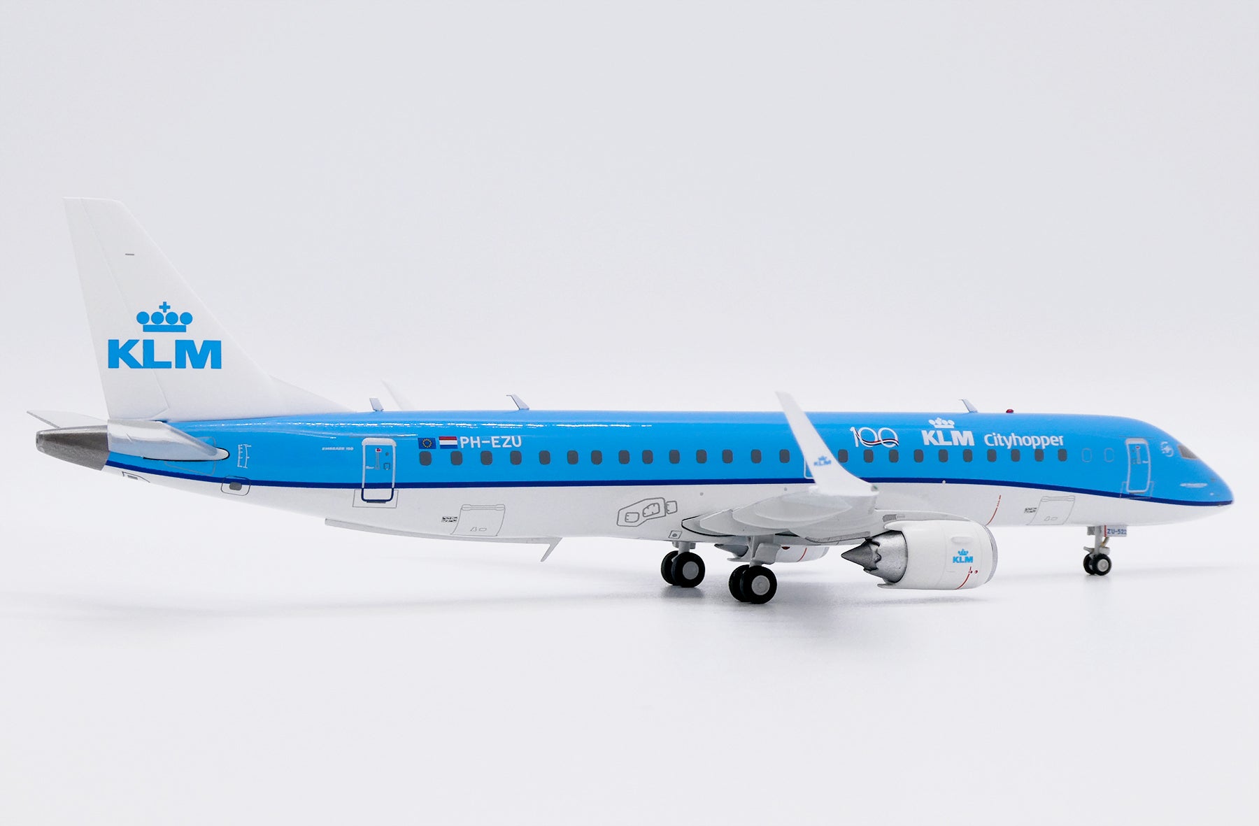 KLM Cityhopper Embraer 190-100STD PH-EZU '100 years' (XX20424)