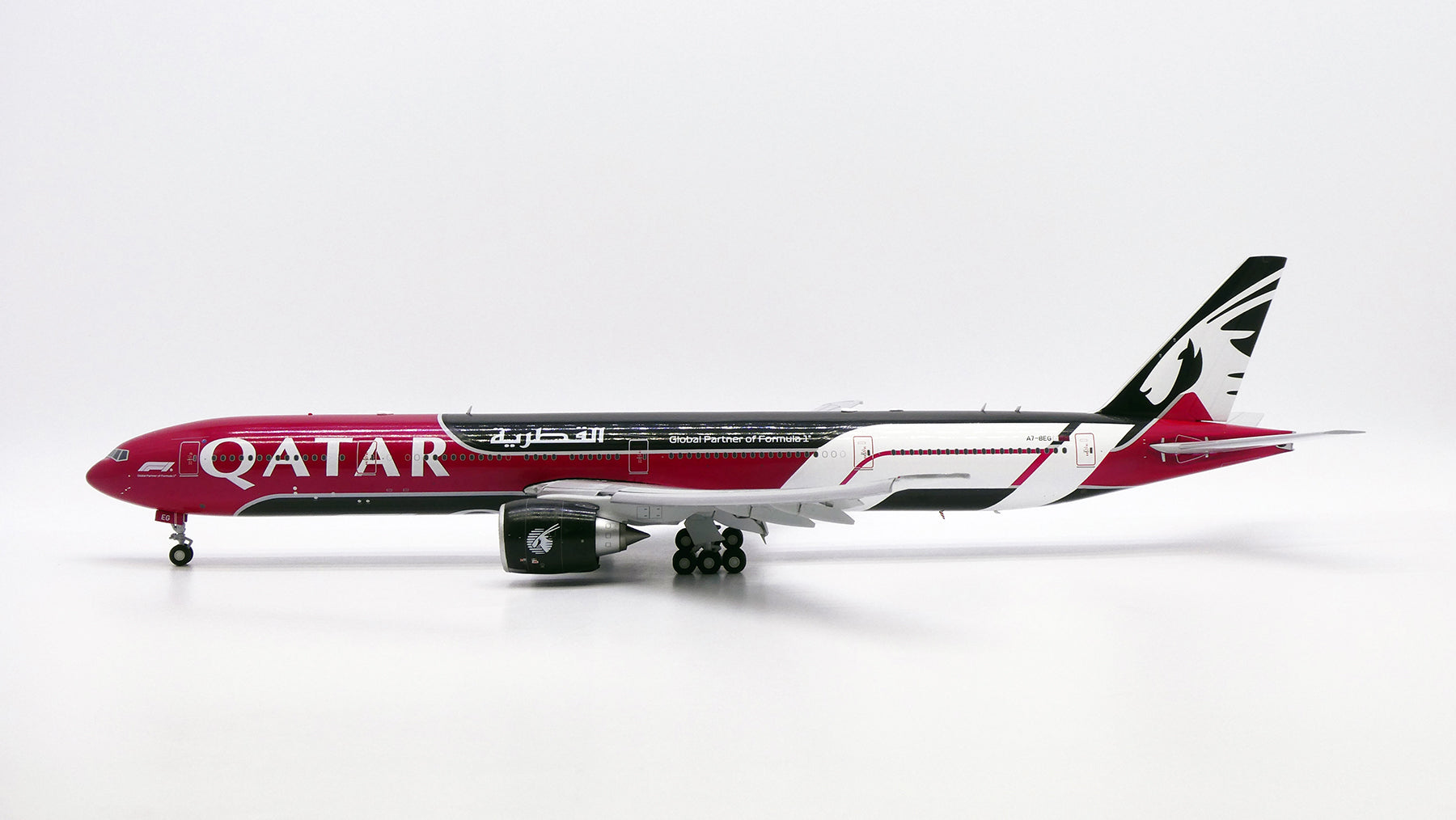 Qatar Airways Boeing 777-300ER A7-BEG 'Formula 1 / Flaps Down' (XX20874F)