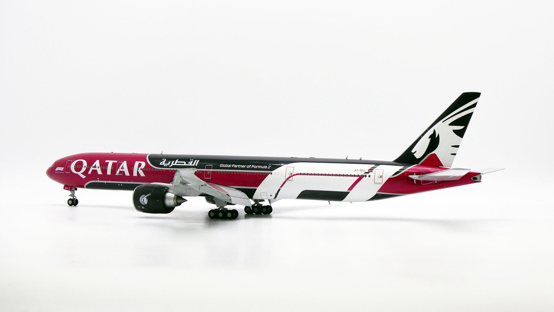 Qatar Airways Boeing 777-300ER A7-BEG 'Formula 1 / Flaps Down' (XX20874F)