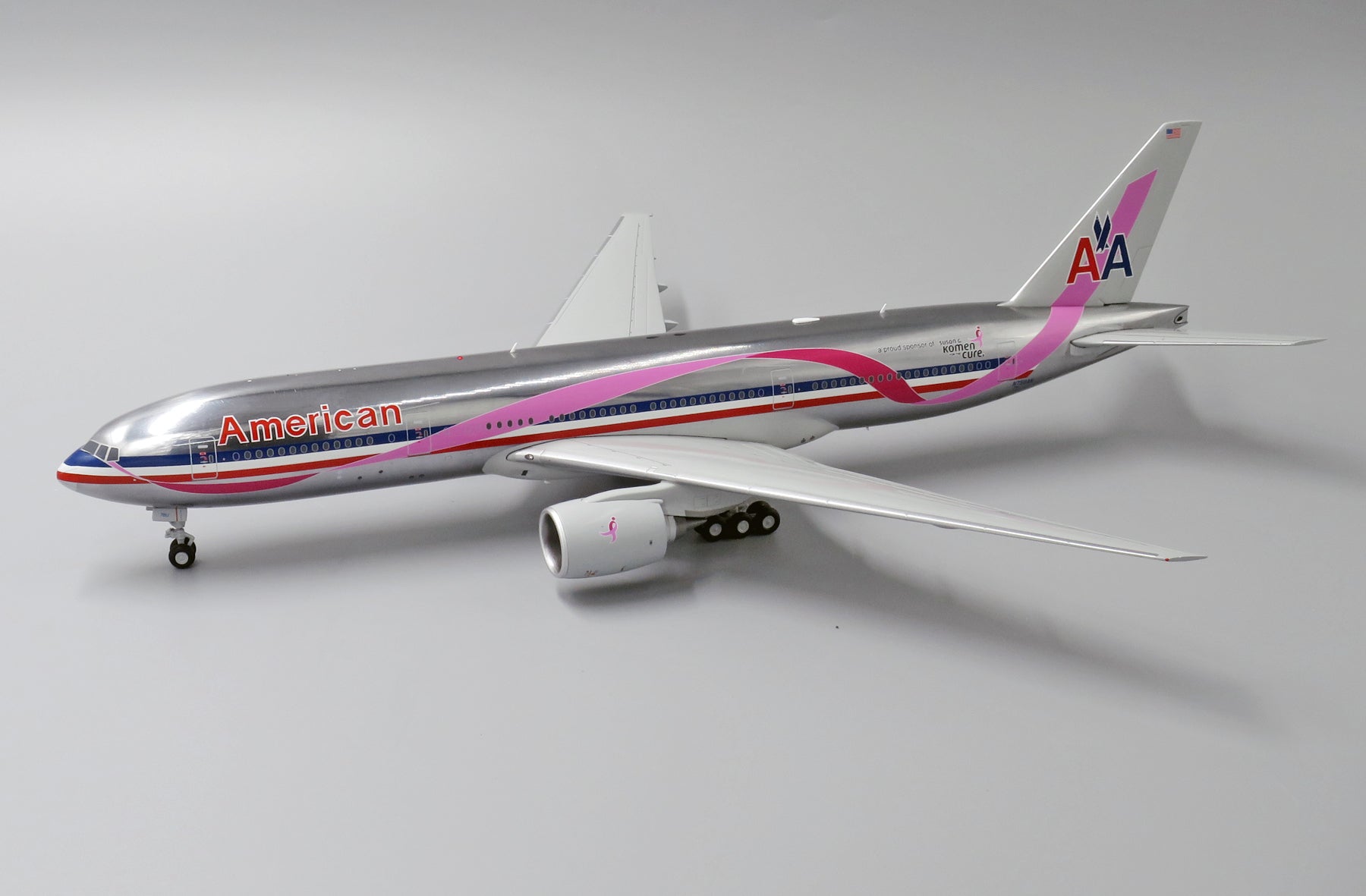 American Airlines Boeing 777-200ER N759AN 'Pink Ribbon - A proud sponsor of Susan G. Komen for the Cure' (XX2192)