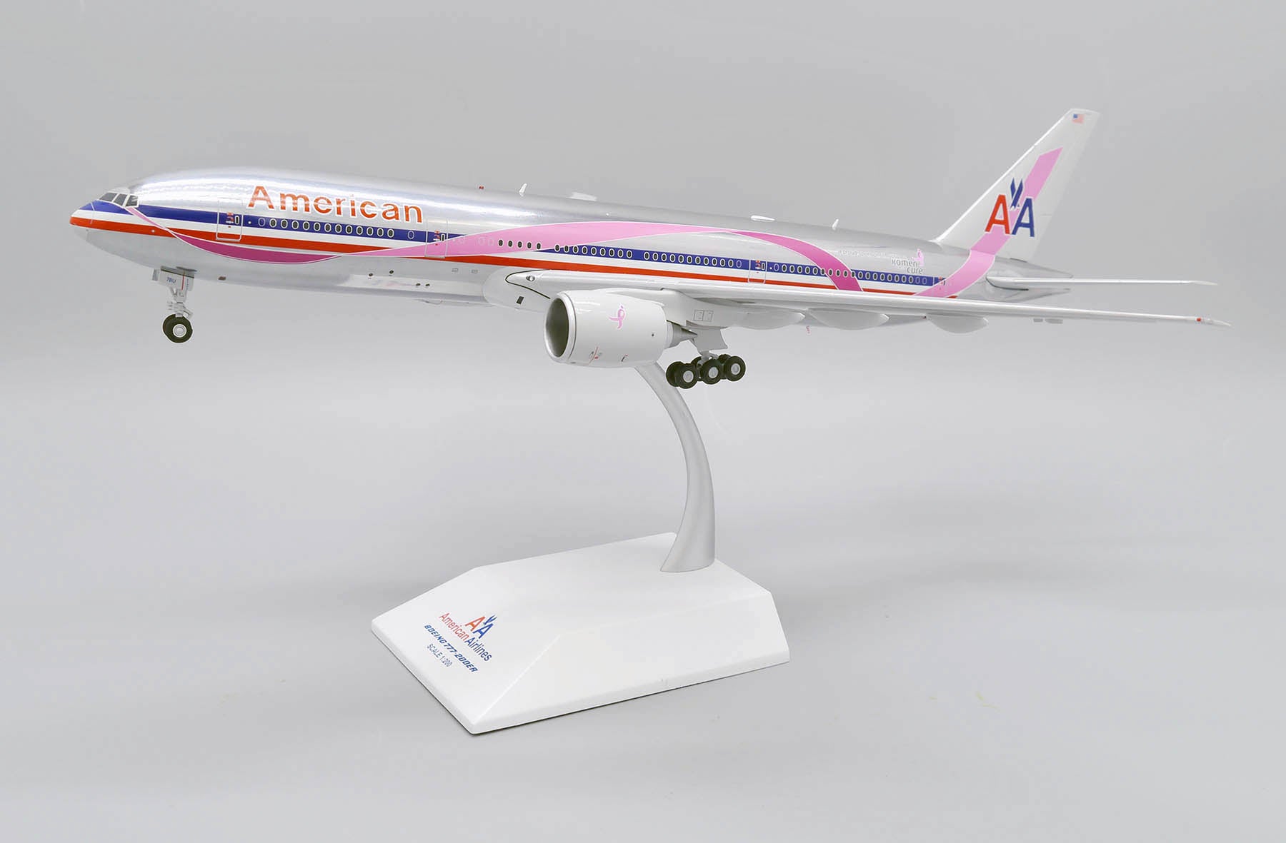 American Airlines Boeing 777-200ER N759AN 'Pink Ribbon - A proud sponsor of Susan G. Komen for the Cure' (XX2192)