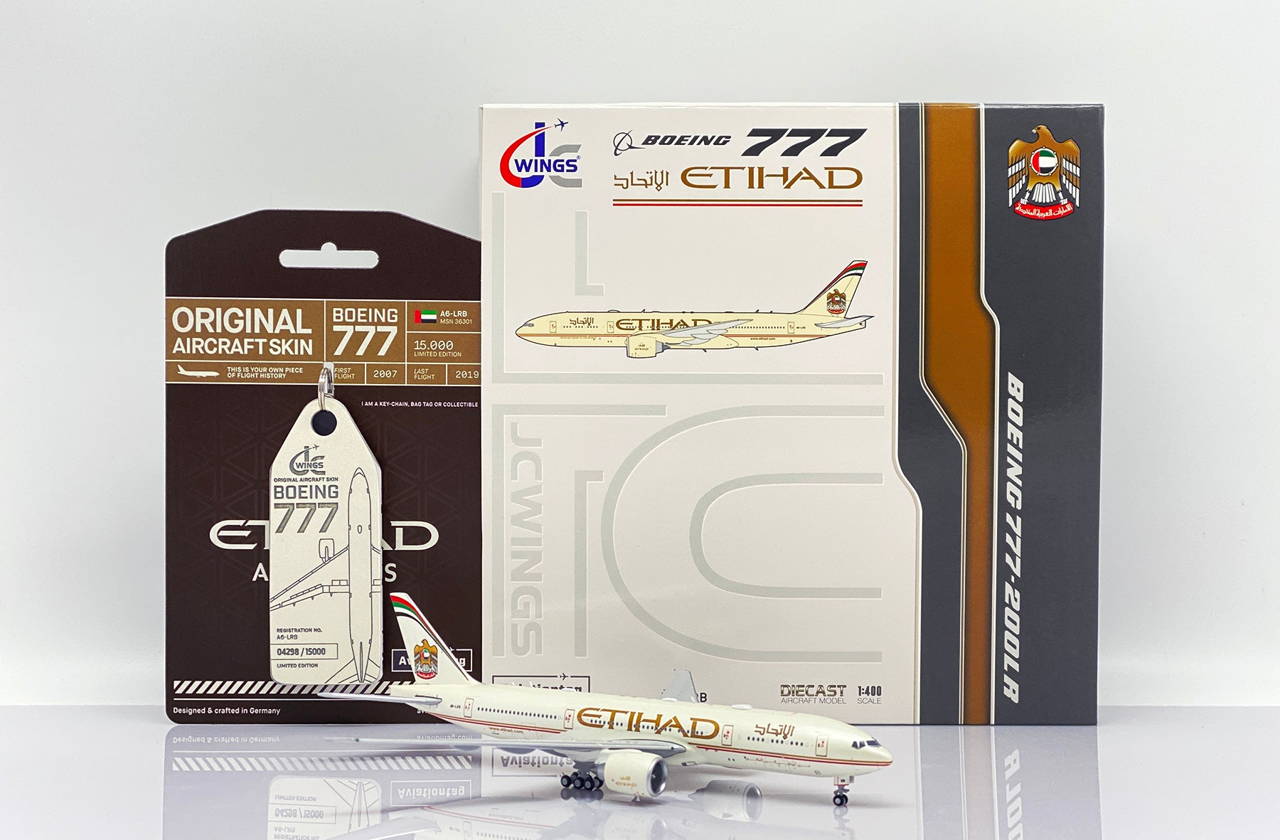 Etihad Airways Boeing 777-200LR A6-LRB 'with Aviationtag' (XX40106)