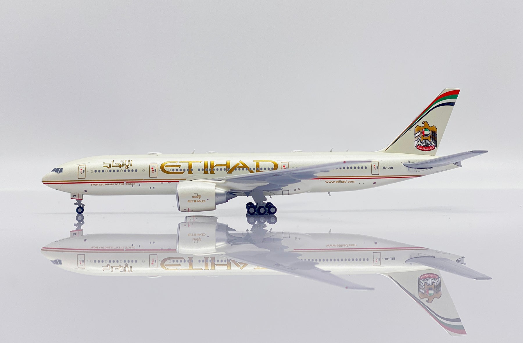 Etihad Airways Boeing 777-200LR A6-LRB 'with Aviationtag' (XX40106)