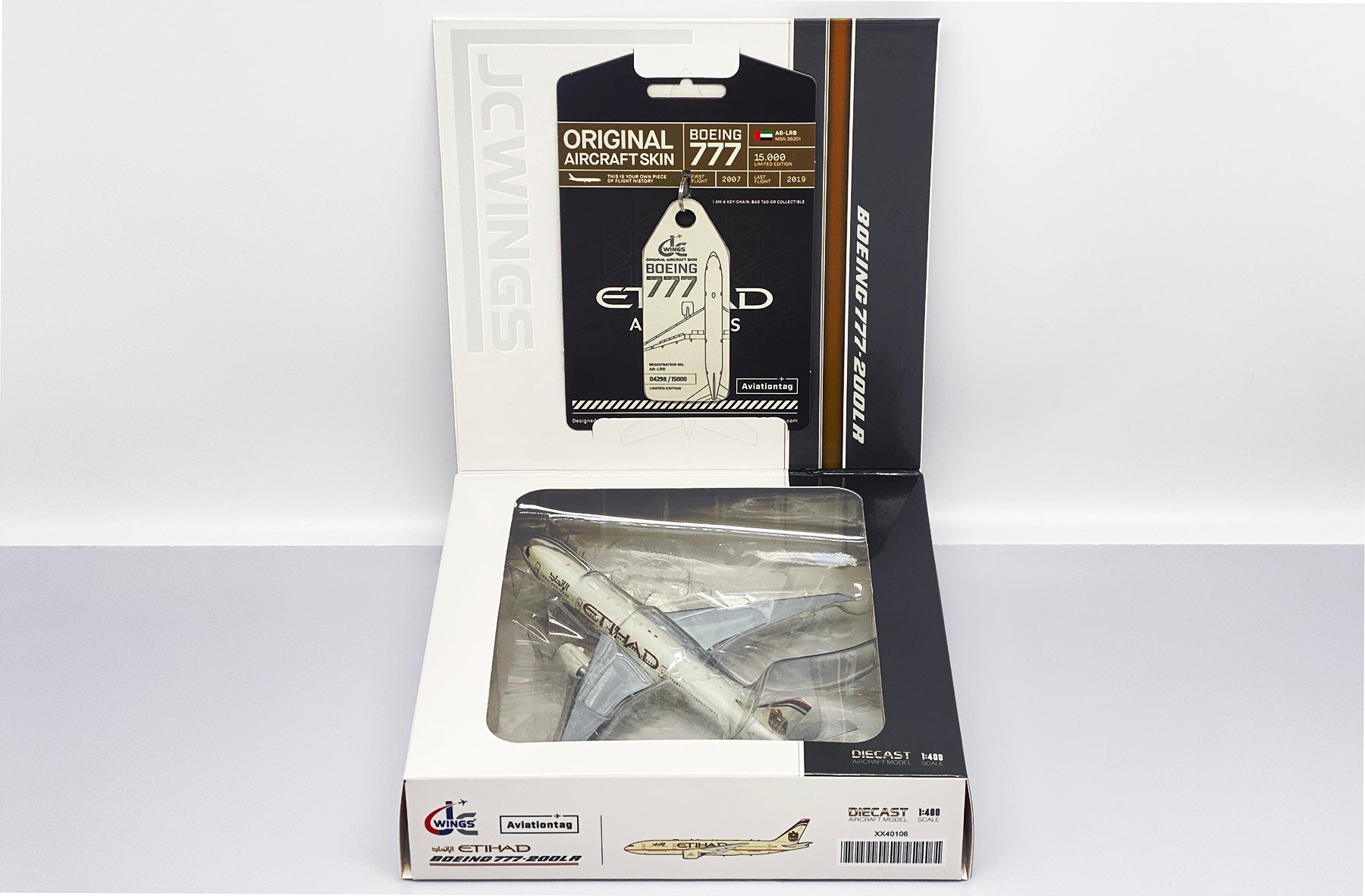 Etihad Airways Boeing 777-200LR A6-LRB 'with Aviationtag' (XX40106)