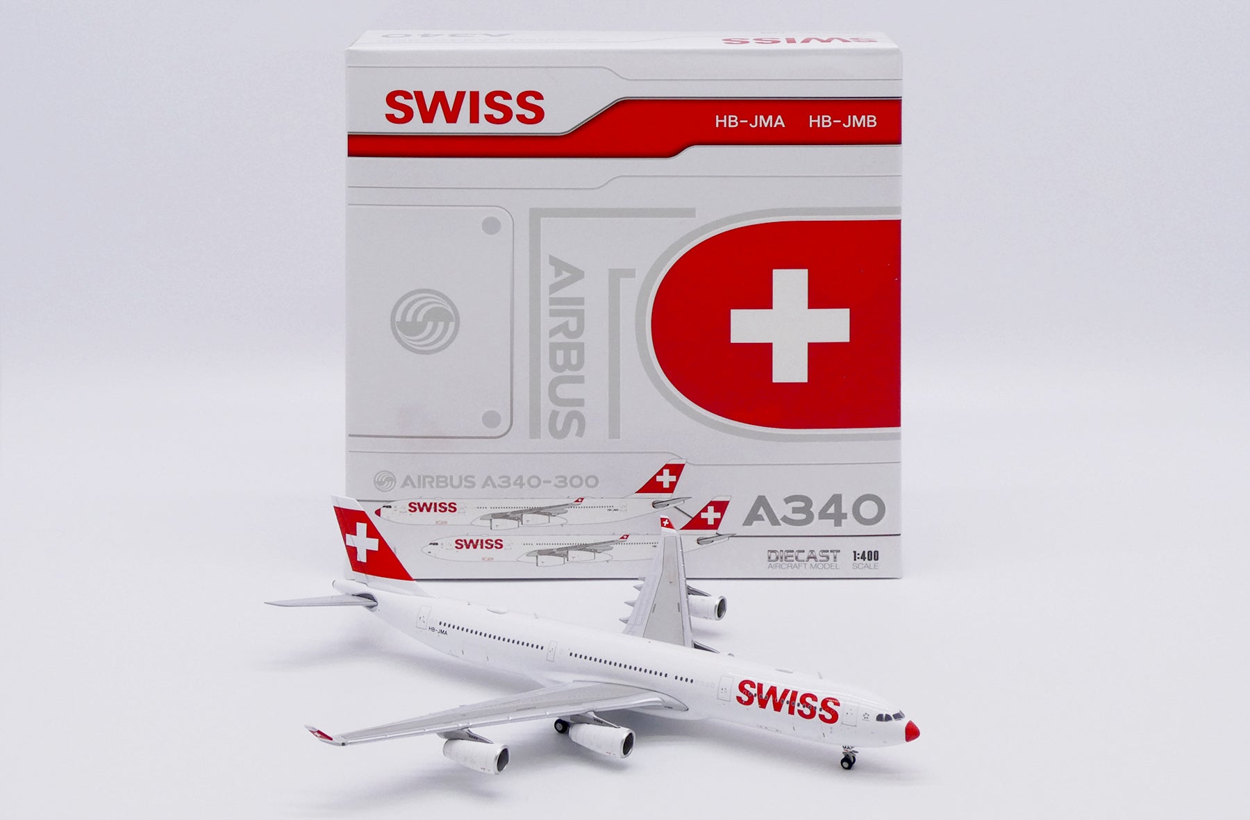 SWISS Airbus A340-300 HB-JMA 'LXmas 2023' (XX40203)