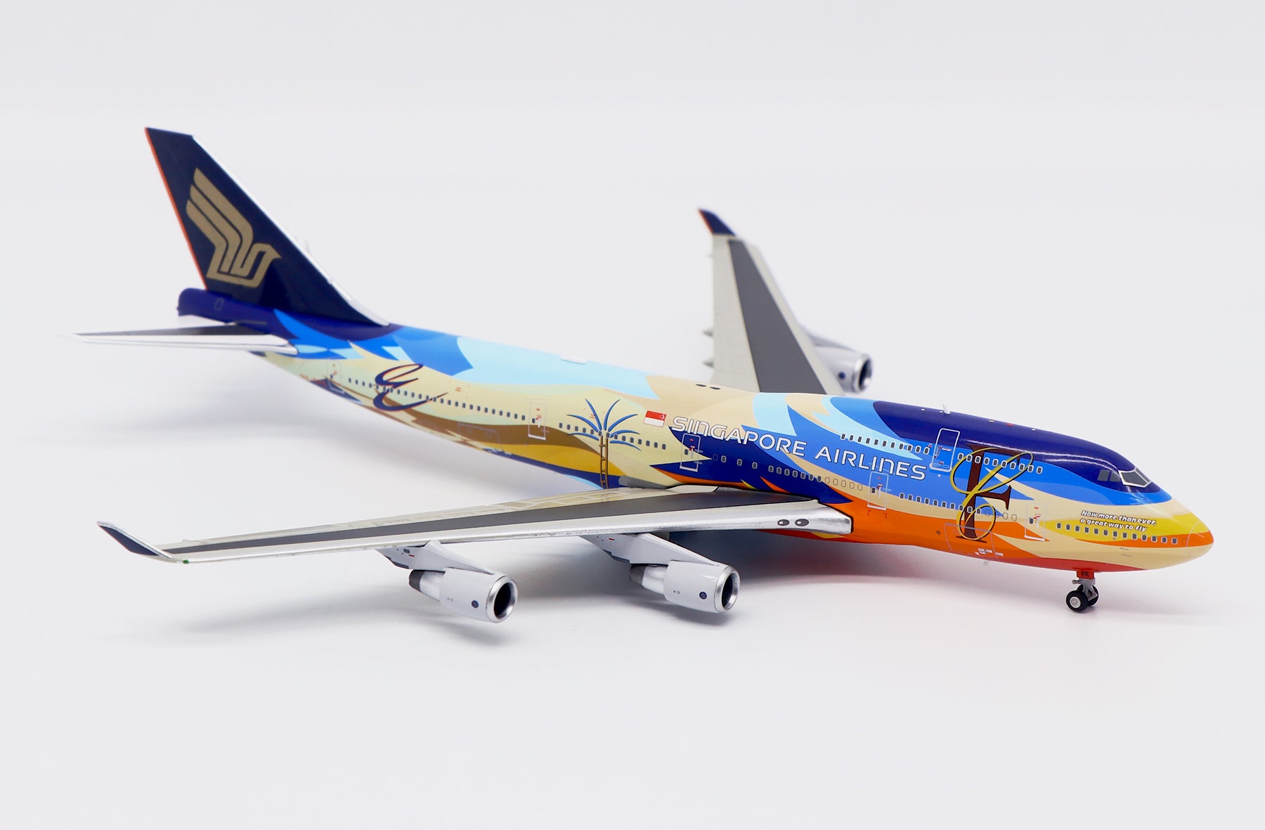 Singapore Airlines Boeing 747-400 9V-SPK 'Tropical' (XX40213)