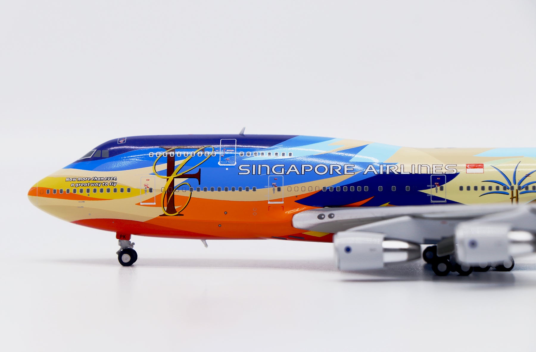 Singapore Airlines Boeing 747-400 9V-SPK 'Tropical' (XX40213)