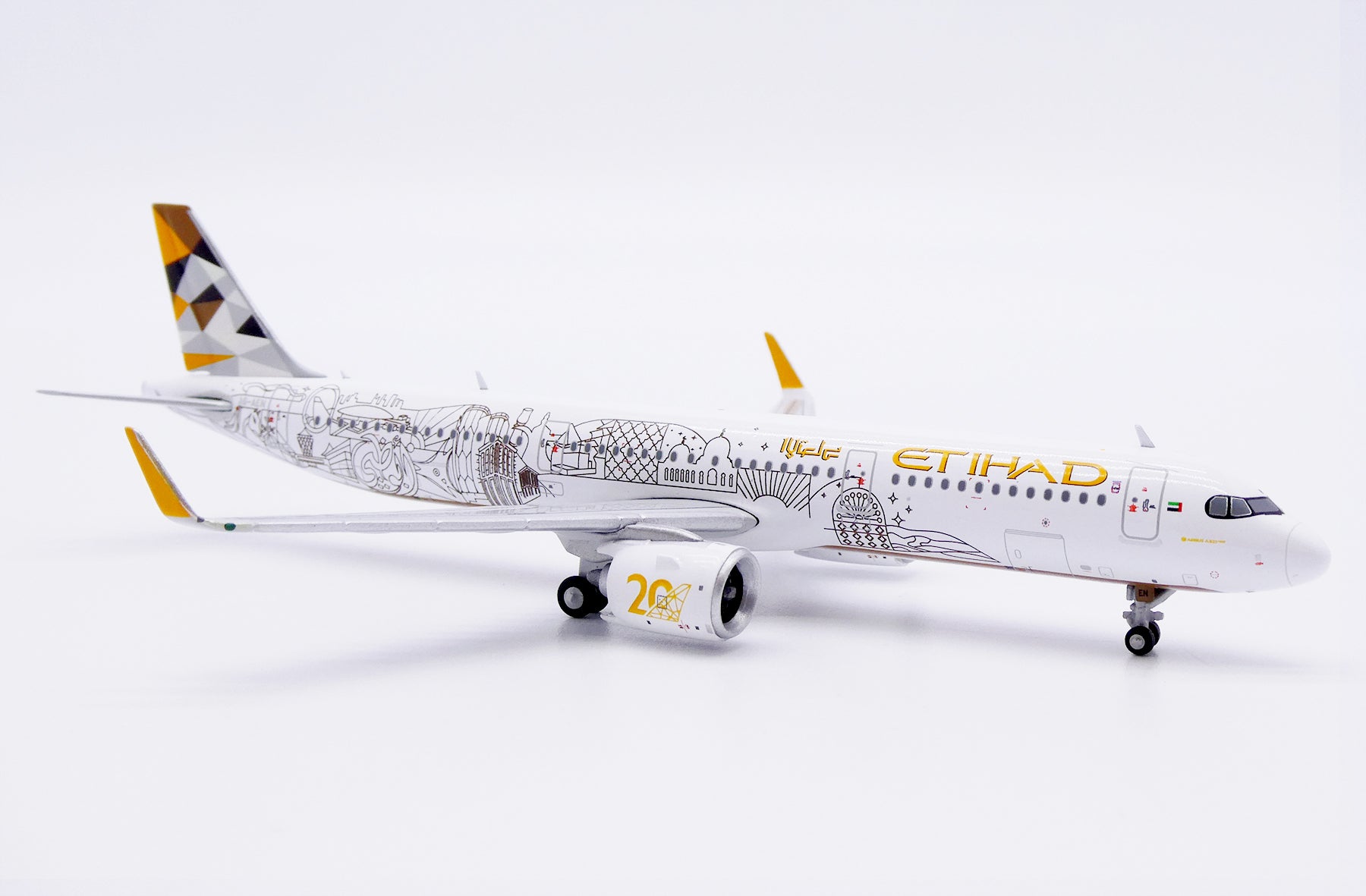 Etihad Airways Airbus A321neo A6-AEN '20 Years' (XX40287)