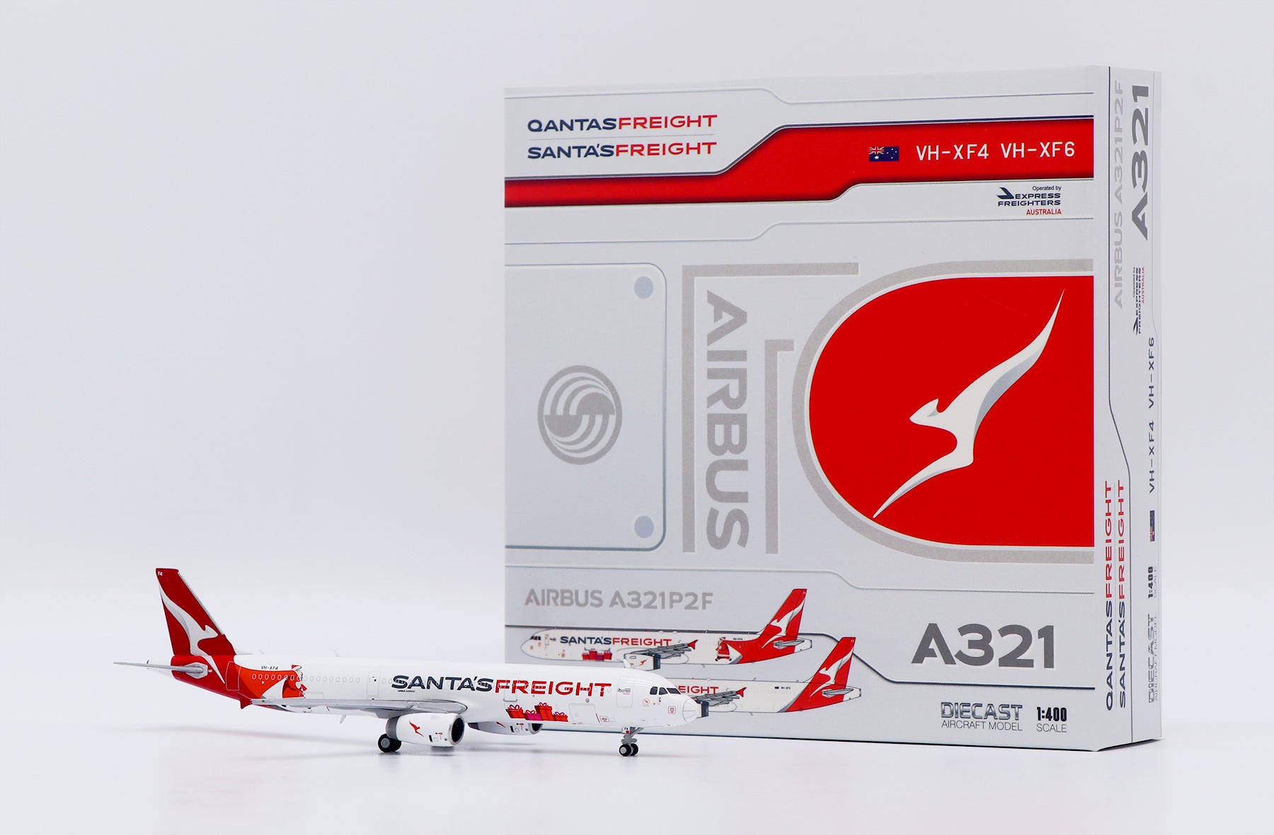 QANTAS Freight Airbus A321-200(P2F) VH-XF4 'Santa's Freight' (XX40613)